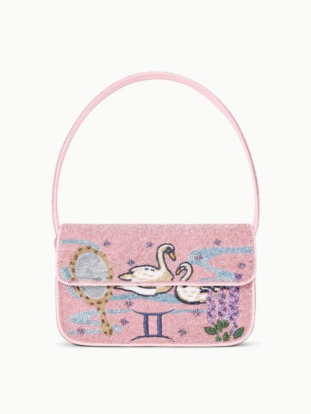 STAUD ZODIAC BEADED TOMMY BAG GEMINI